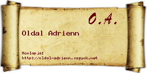Oldal Adrienn névjegykártya