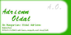 adrienn oldal business card